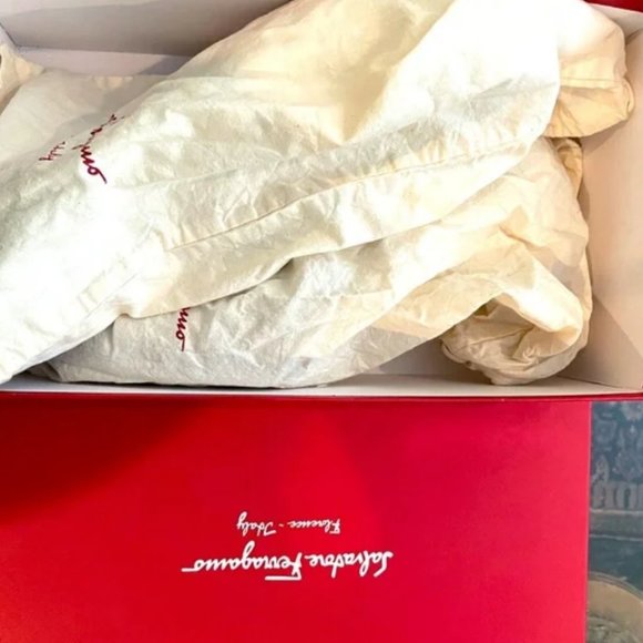 Authentic Ferragamo Pimpa Heels With Vara Bow - Picture 3 of 10